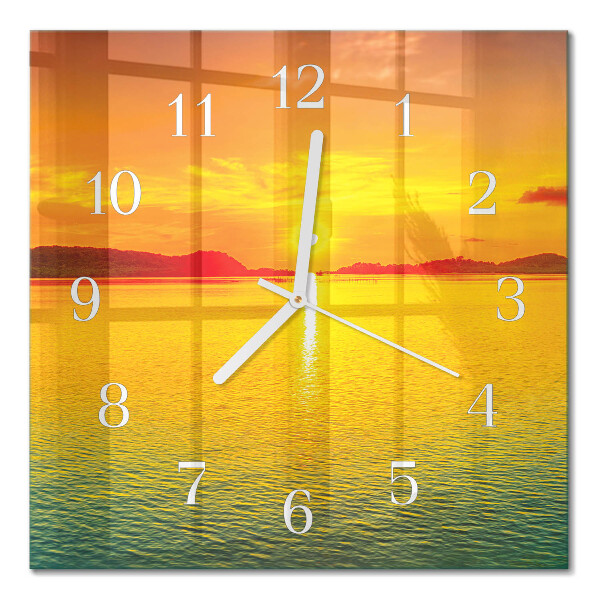 Glas ur Solnedgang