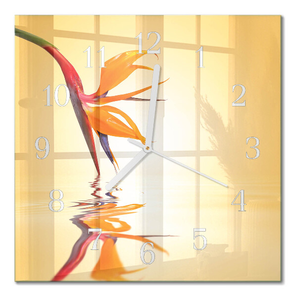 Glas ur Blomst