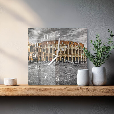 Firkantet vægur Colosseum