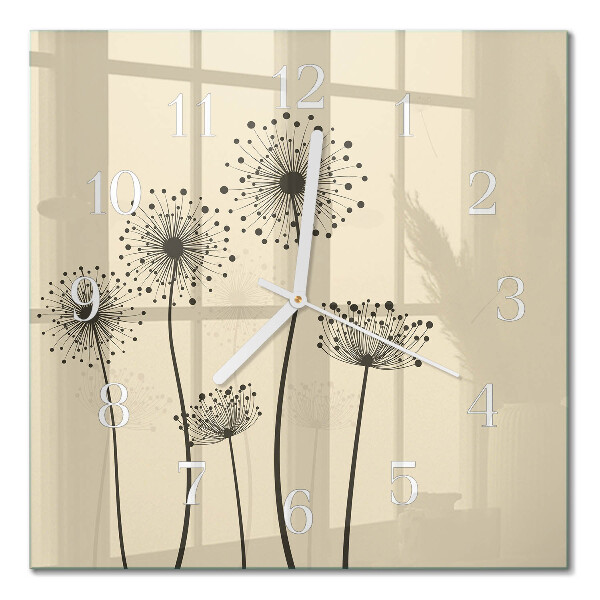 Glas ur Blomster