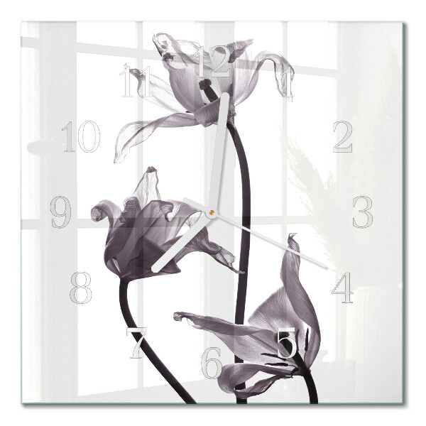 Glas ur Blomster