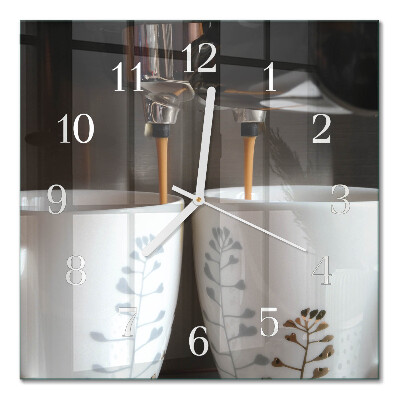 Glas ur Kaffemaskine