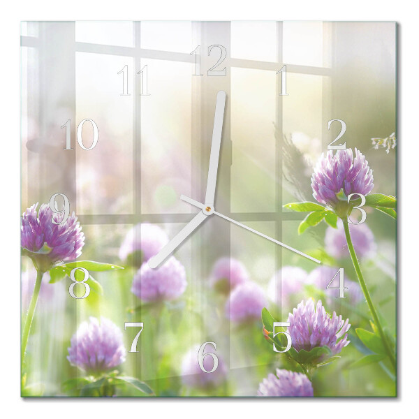 Glas ur Blomster
