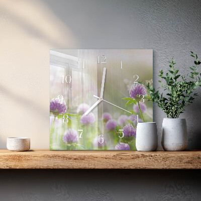 Glas ur Blomster