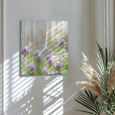Glas ur Blomster
