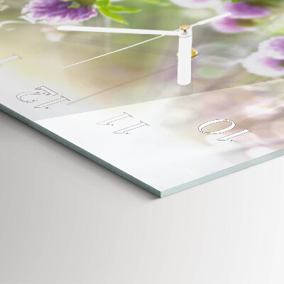 Glas ur Blomster