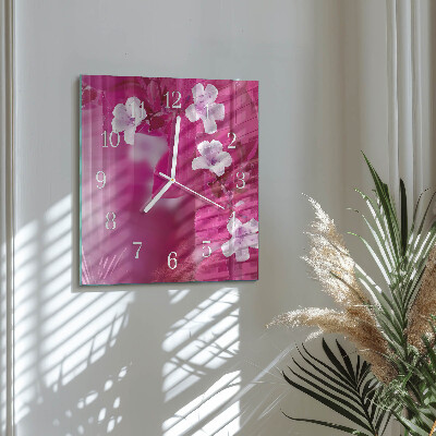 Glas ur Blomster