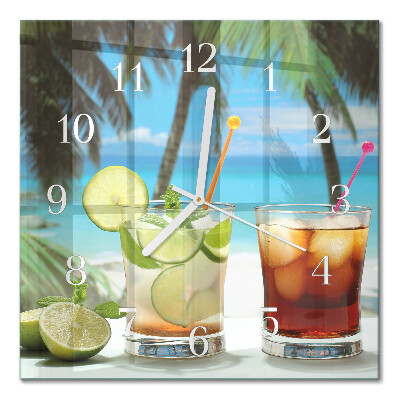 Firkantet vægur Cocktail