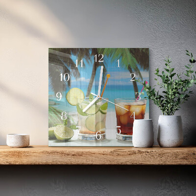 Firkantet vægur Cocktail