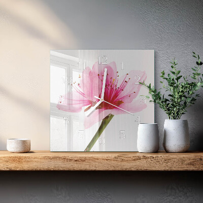 Glas ur Blomst