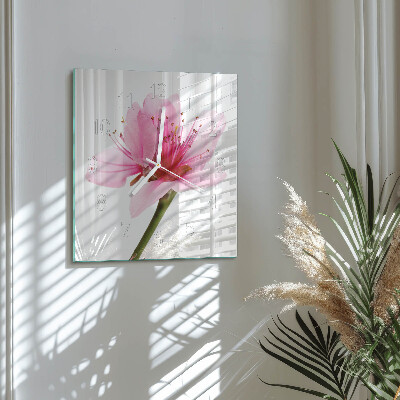 Glas ur Blomst