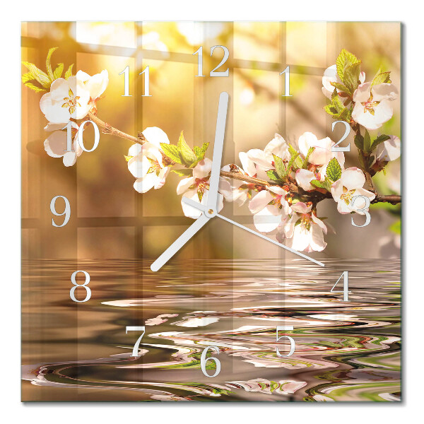 Glas ur Blomster