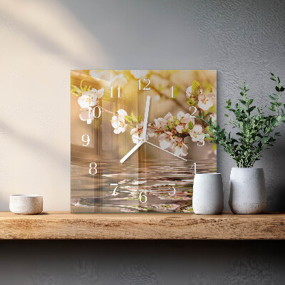 Glas ur Blomster