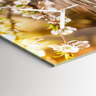 Glas ur Blomster