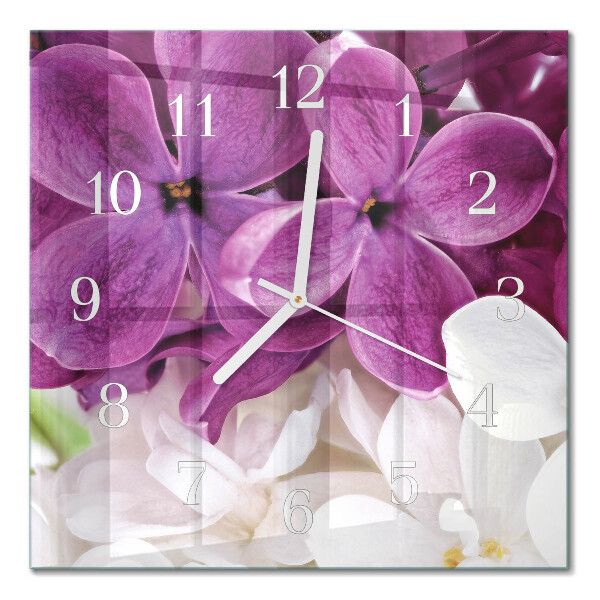 Glas ur Blomster