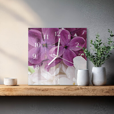 Glas ur Blomster