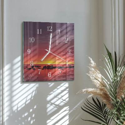 Glas ur Solnedgang