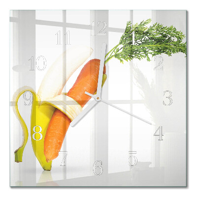 Glas ur Gulerødder og bananer