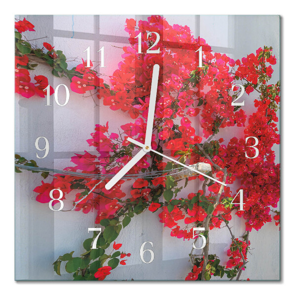Glas ur Blomster