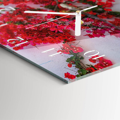 Glas ur Blomster