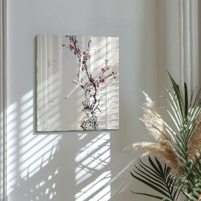 Glas ur Blomster