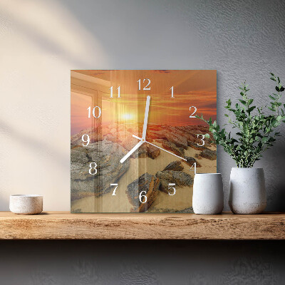 Glas ur Solnedgang