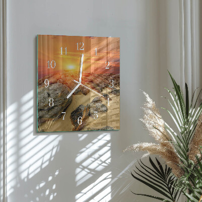 Glas ur Solnedgang