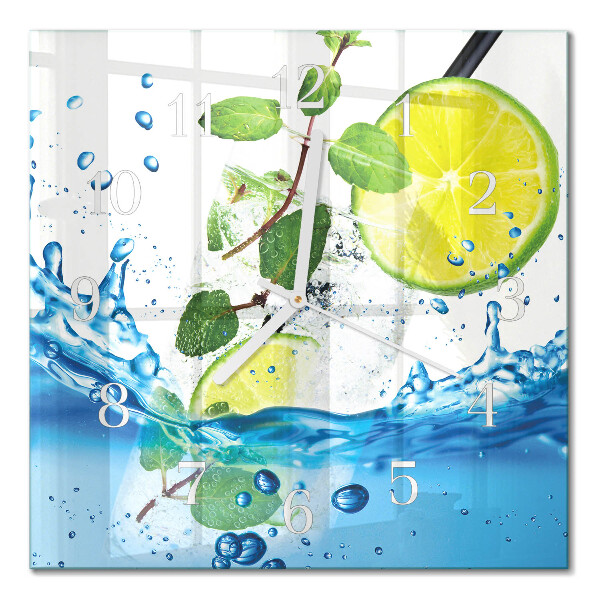 Glas ur Lime og mynte