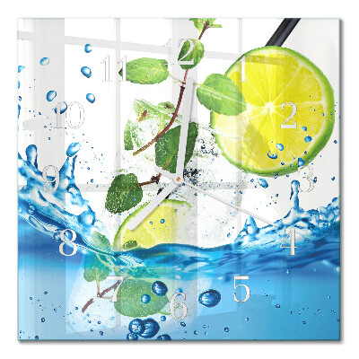 Glas ur Lime og mynte