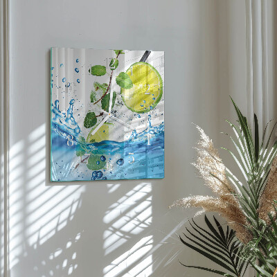 Glas ur Lime og mynte