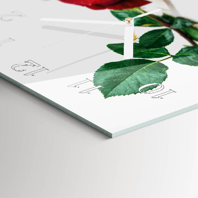 Firkantet vægur Rose