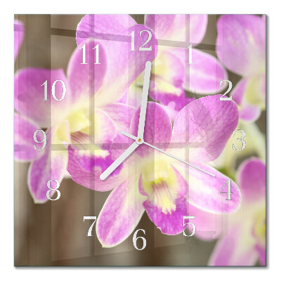 Glas ur Blomster