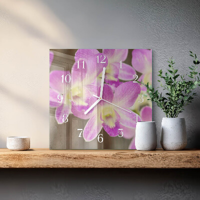 Glas ur Blomster