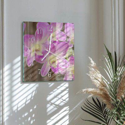 Glas ur Blomster