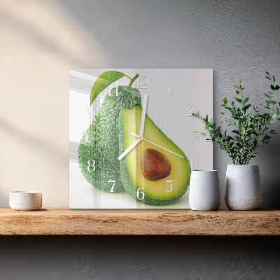 Glas ur Avocado
