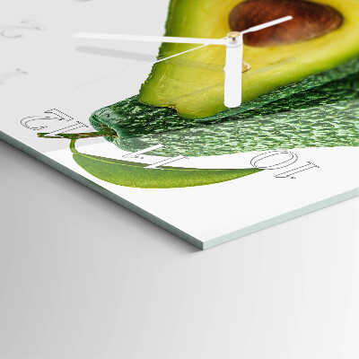 Glas ur Avocado