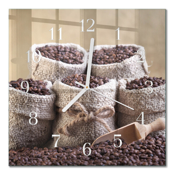 Glas ur Kaffebønner