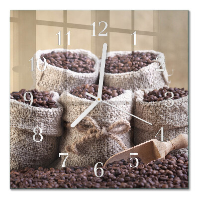 Glas ur Kaffebønner