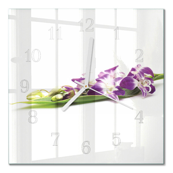 Glas ur Blomster