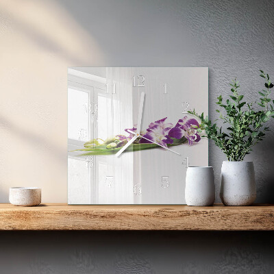 Glas ur Blomster
