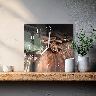 Glas ur Kaffebønner