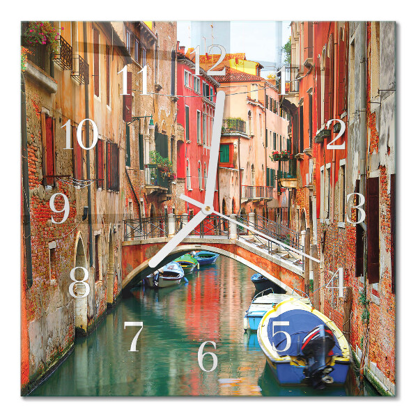 Firkantet vægur Venedig