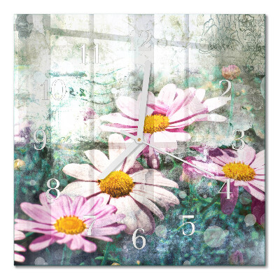 Glas ur Blomster