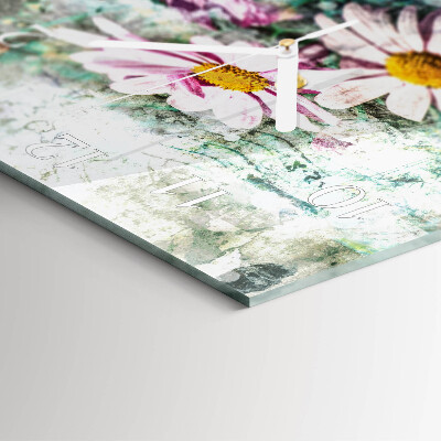 Glas ur Blomster
