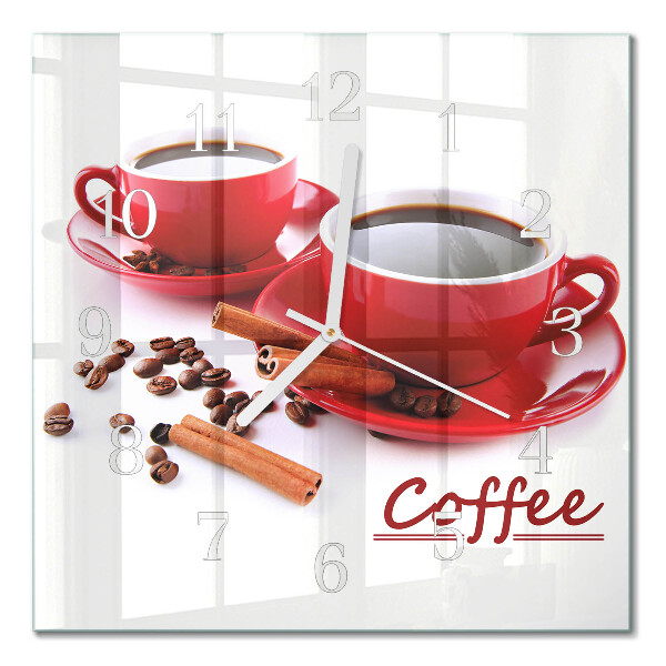 Glas ur En kop kaffe