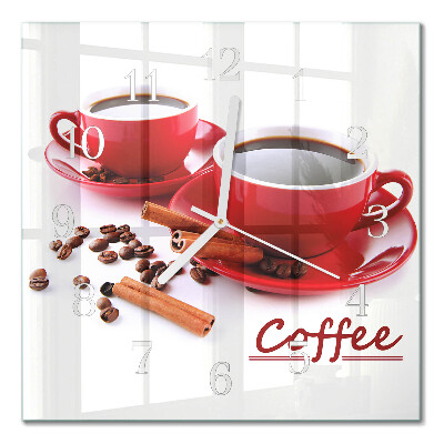 Glas ur En kop kaffe