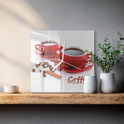 Glas ur En kop kaffe