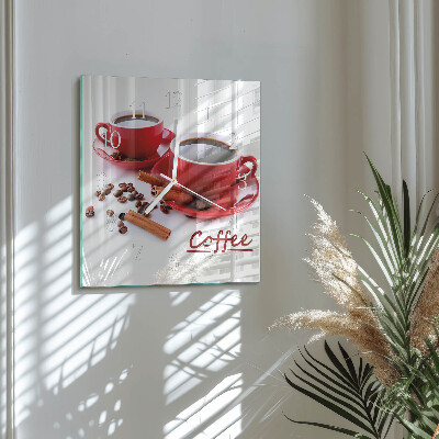 Glas ur En kop kaffe