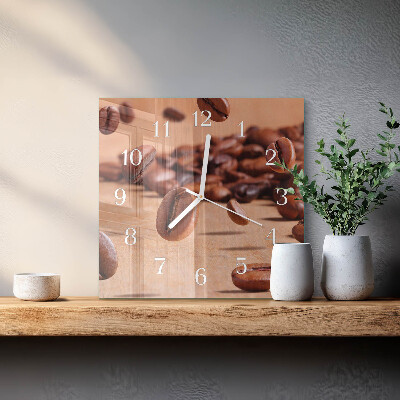 Glas ur Kaffebønner