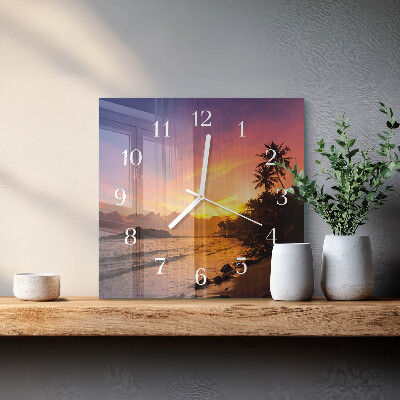 Glas ur Solnedgang